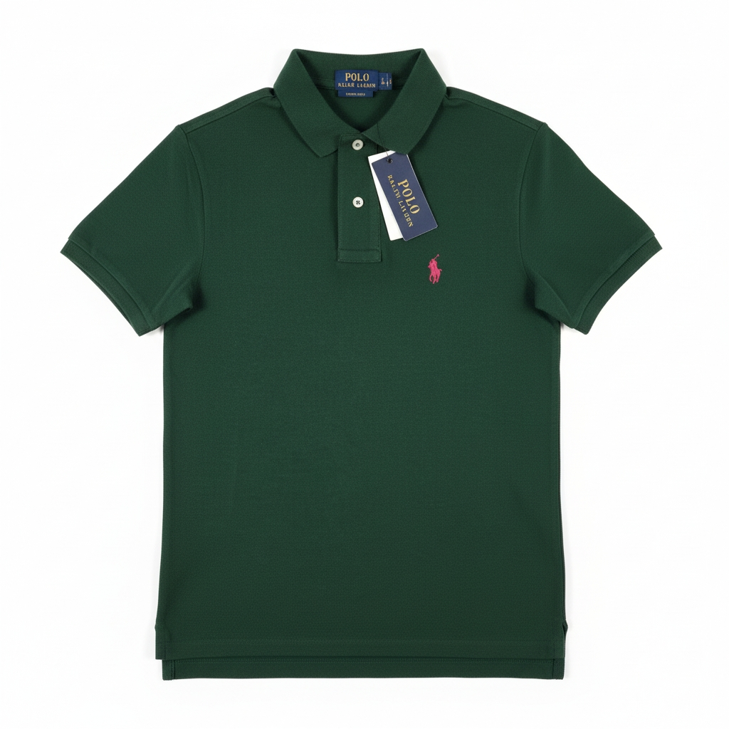 Polo Ralph Lauren Custom Slim Fit – College Green (Taille S)