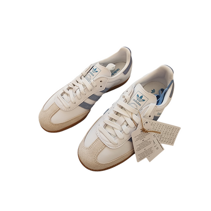 Adidas Samba OG W –Blanc & Bleu Ash Blue (taille 36 2/3)