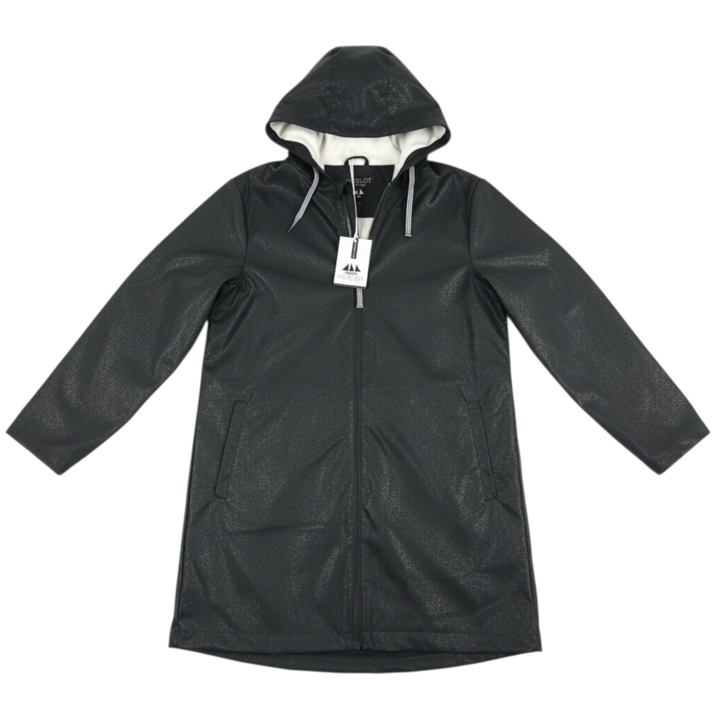 Parka imperméable Hublot Mode Marine Marlene – Carbone pailleté (Taille M)