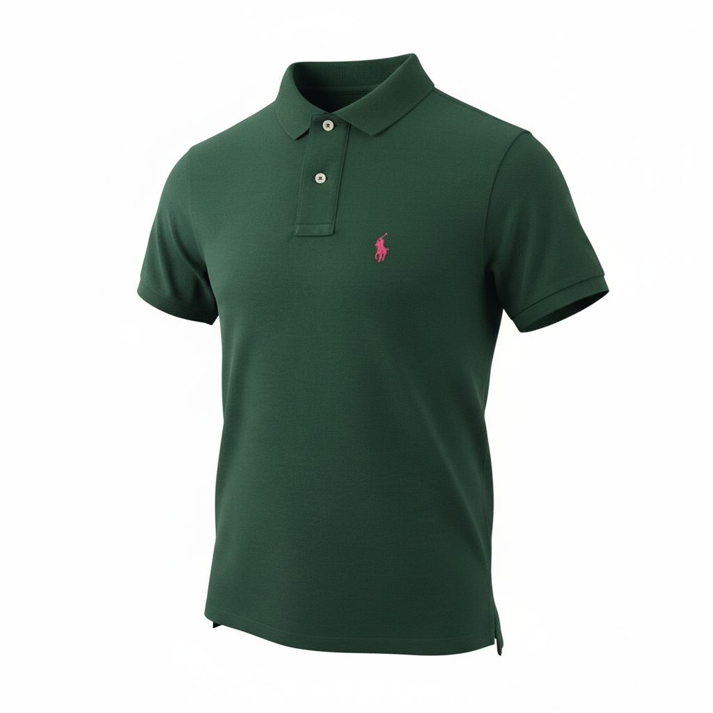 Polo Ralph Lauren Custom Slim Fit – College Green (Taille S)