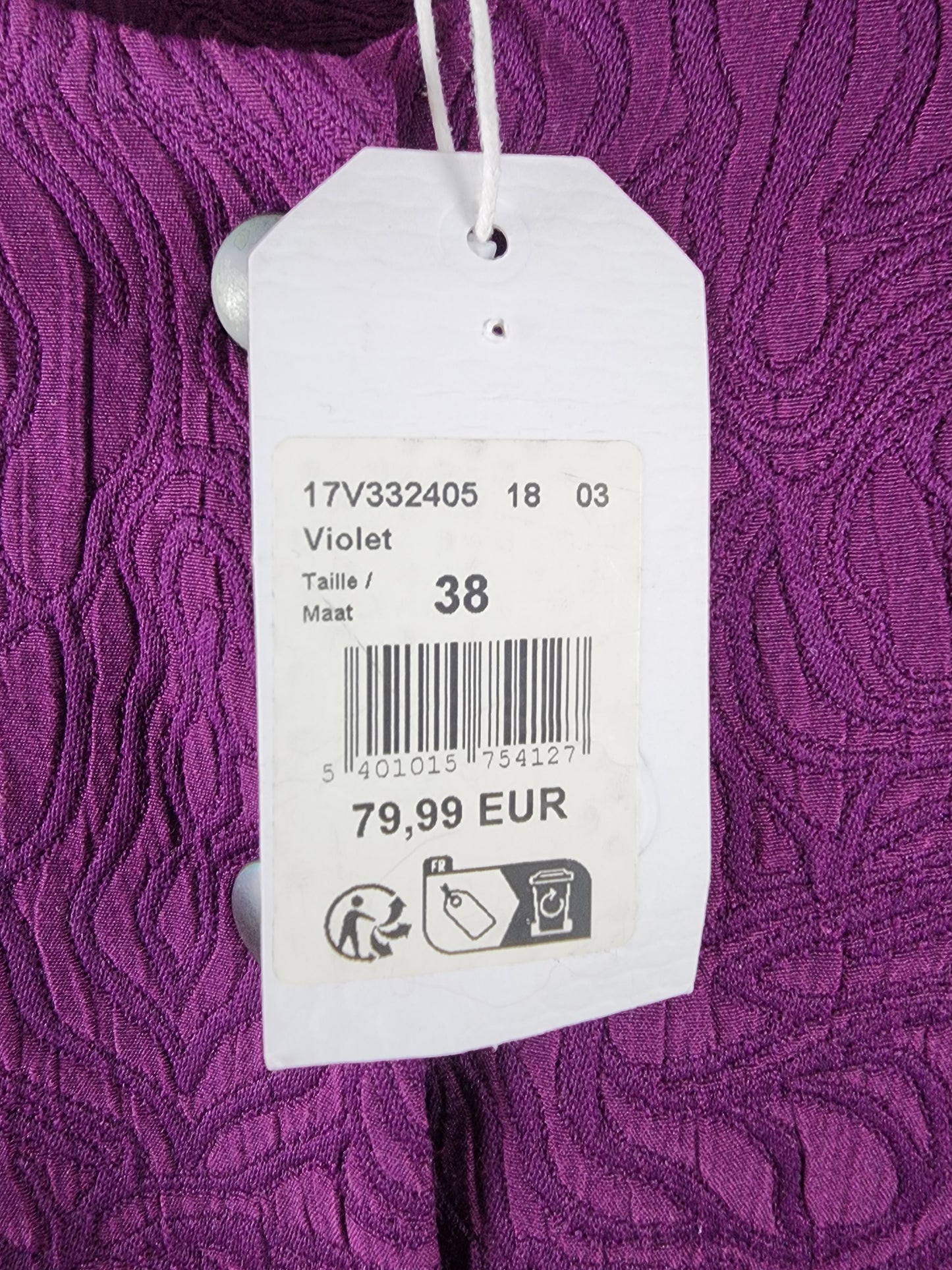 Veste / gilet Cassis violet – FABRICATION FRANÇAISE