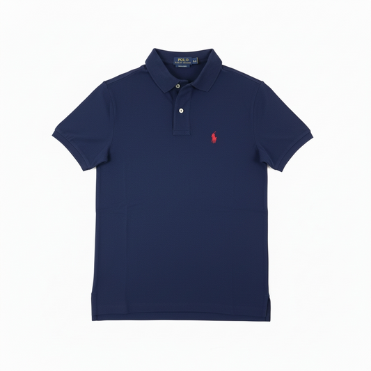 Polo Ralph Lauren Custom Slim Fit – Bleu Marine (Taille S)