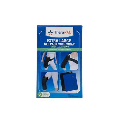 TheraPAQ Poche de Gel Extra Large avec Sangle – Thérapie Chaud/Froid Réutilisable