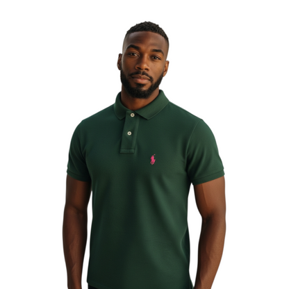 Polo Ralph Lauren Custom Slim Fit – College Green (Taille S)