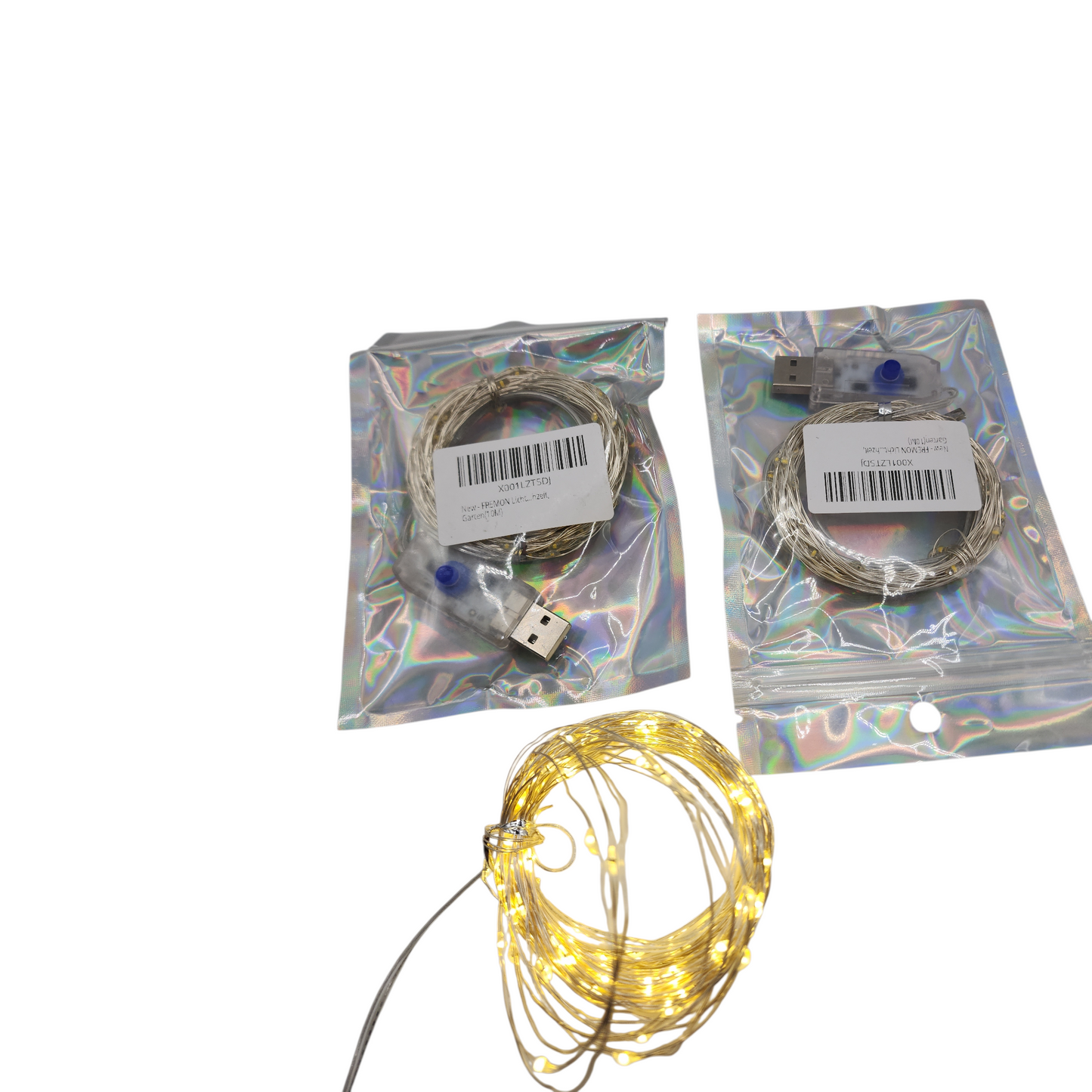 Lot de 2 guirlandes lumineuses LED USB FREMON