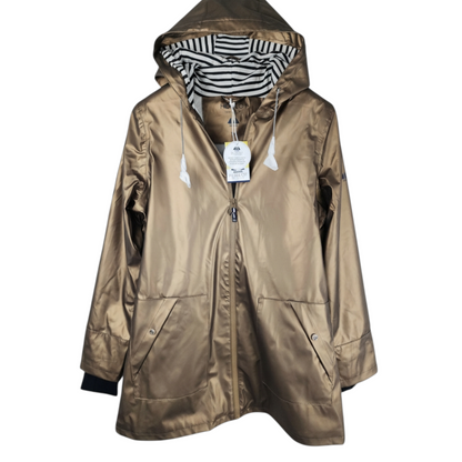 Ciré 3/4 Hublot Mode Marine Taille L à capuche femme DANIA métallisé – Doublé polaire