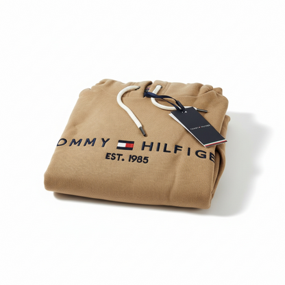 Sweat à Capuche Tommy Hilfiger Logo – Safari Canvas