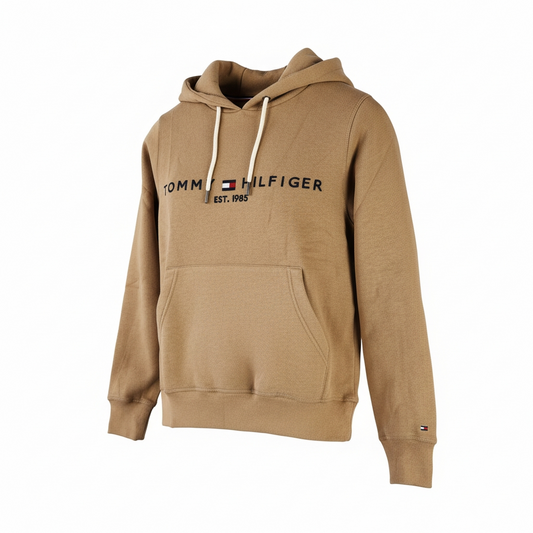 Sweat à Capuche Tommy Hilfiger Logo – Safari Canvas