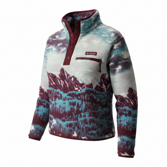 Polaire Columbia Helvetia™ II Printed Cropped Half Snap – Femme (Taille S)