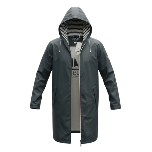 Ciré homme long VITO – Carbone (XL) | HUBLOT Mode Marine