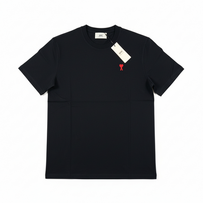 T-shirt AMI Paris Cœur Rouge – Noir