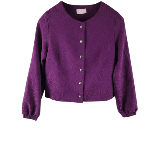 Veste / gilet Cassis violet – FABRICATION FRANÇAISE