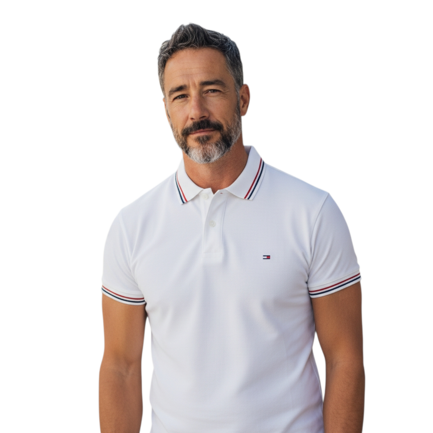 Polo Homme Tommy Hilfiger Blanc – Taille M