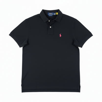 Polo Ralph Lauren – Custom Slim Fit (Noir / Logo Rouge) taille L