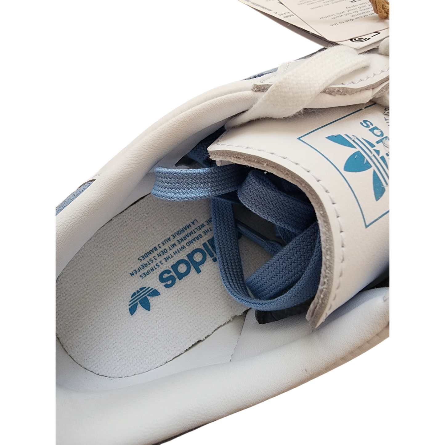 Adidas Samba OG W –Blanc & Bleu Ash Blue (taille 36 2/3)