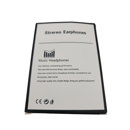 Écouteurs Stéréo Filaires + Câble USB Tressé – Son Clair & Confort Quotidien